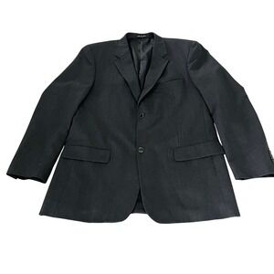 Gerald Austin Dark Gray Men's Suit 42L Jacket Blazer 3 Button Smart Business‎